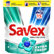 Капсули для прання Savex Premium Caps Extra Fresh 15 шт. (3800024046858)