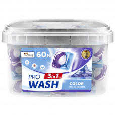 Капсули для прання Pro Wash Гірська свіжість 60 шт. (4262396145222)