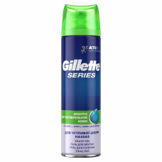 Гель для гоління Gillette Series Sensitive Skin Для чутливої шкіри 200 мл (3014260214692)