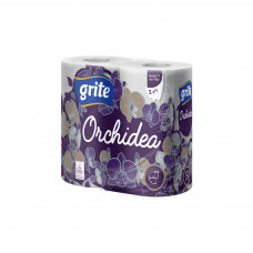 Туалетний папір Grite Orchidea 3 шари 4 рулони (4770023348095)