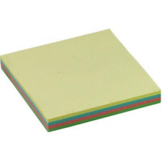 Папір для нотаток Buromax with adhesive layer 76х76мм, 100sheets, pastel colors mix (BM.2312-10)