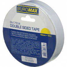 Скотч Buromax double-sided, 18mmХ10m (BM.7504)