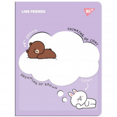 Папка з файлами Yes А4 з 20 файлами Line Friends з кишенею (492102)