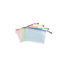 Папка на блискавці Axent А4, transparent, assorted colors (1406-00-А)