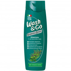 Шампунь Wash&Go з екстрактами трав для жирного волосся 200 мл (8008970046006/8008970042077)