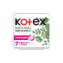 Гігієнічні прокладки Kotex Natural Super 7 шт. (5029053575346)