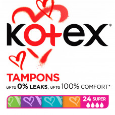 Тампони Kotex Super 24 шт. (5029053534626)