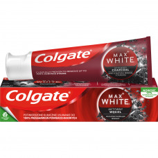 Зубна паста Colgate Max White Charcoal Optic White Відбілювальна з вугіллям 75 мл (8718951250017)