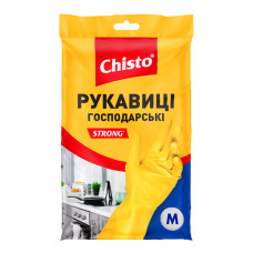 Рукавички господарські Chisto Strong Латексні 1 пара M (4820164153505)