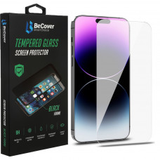 Скло захисне BeCover Apple iPhone 14 Pro Max 3D Crystal Clear Glass (708087)