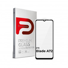 Скло захисне Armorstandart Full Glue ZTE Blade A72 Black (ARM65503)