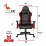 Крісло ігрове Xtrike ME Advanced Gaming Chair GC-909 Black/Red (GC-909RD)