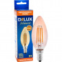 Лампочка Delux BL37B 4 Вт 2700K amber 220В E14 filament (90011682)