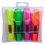 Набір маркерів Buromax highlighter pen, NEON, chisel tip, SET 4 colors (BM.8904-84)