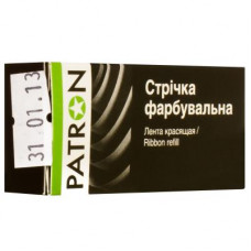 Стрічка до принтерів 13мм х 7м (Л.М.) Patron (RIB-PN-12.7x7-ЛМ-B)