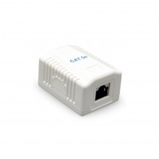 Комп'ютерна розетка Cablexpert RJ45x1 UTP, cat.5e (NCAC-1U5E-01)