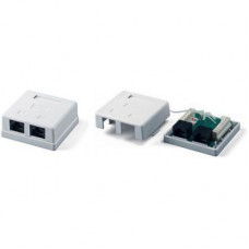 Комп'ютерна розетка Hypernet RJ45 x2 UTP 5e (MB-UTP2)