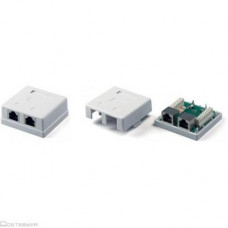 Комп'ютерна розетка Hypernet RJ45 x2 FTP 5e (MB-STP2)