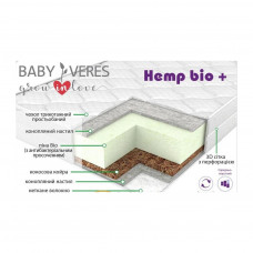 Матрац Верес Hemp Bio+ Aloe vera 140 х 70 х10 см (52.3.001)