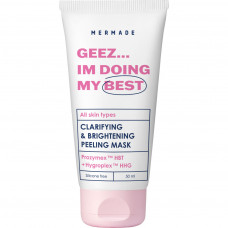 Маска для обличчя Mermade Geez... Im Doing My Best Prozymex HBT & Hygroplex HHG Clarifying & Brightening Mask 50 мл (4823122900159)