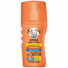 Засіб для засмаги Біокон Sun Time Крем Суперзахист SPF 50+ 150 мл (4820064563398)