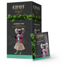 Чай Graff Jasmine Vibe Зелений 20 саше по 1.5 г (4820279610733)