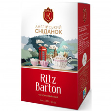 Чай Ritz Barton Англійський сніданок Чорний байховий 90 г (4820279611327)