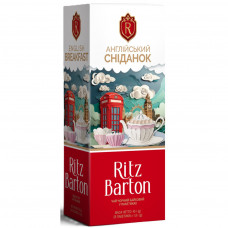 Чай Ritz Barton Англійський сніданок Чорний байховий 25 пакетиків по 1.8 г (4820279611013)