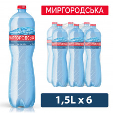 Мінеральна вода Миргородська 1.5 л газ пет (4820000430012)