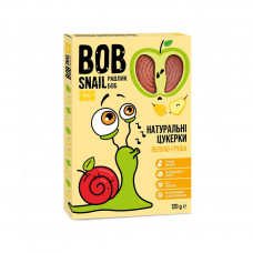 Цукерка Bob Snail Равлик Боб Яблучно-грушеві 120 г (4820162520194)