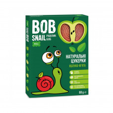 Цукерка Bob Snail Равлик Боб Яблучні з м'ятою 60 г (4820162520163)