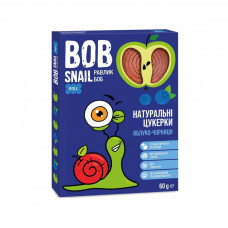 Цукерка Bob Snail Равлик Боб Яблуко-Чорниця 60 г (4820162520392)