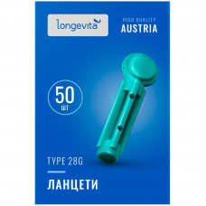 Ланцети Longevita Type 28G 50 шт. (6427748)