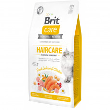 Сухий корм для кішок Brit Care Cat GF Haircare Healthy and Shiny Coat 7 кг (8595602540877)