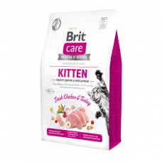 Сухий корм для кішок Brit Care Cat GF Kitten HGrowth and Development 2 кг (8595602540679)