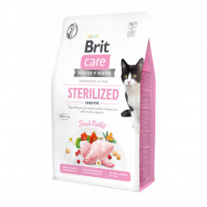 Сухий корм для кішок Brit Care Cat GF Sterilized Sensitive 2 кг (8595602540761)