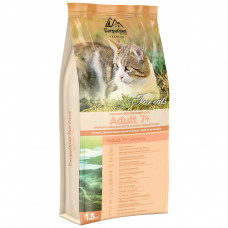 Сухий корм для кішок Carpathian Pet Food Adult 7 + з куркою і палтусом атлантичним 1.5 кг (4820111140930)