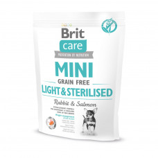 Сухий корм для собак Brit Care GF Mini Light & Sterilised 400 г (8595602521074)