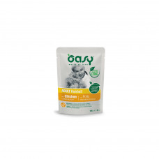 Вологий корм для кішок OASY Adult Hairball з куркою 85 г (8053017343761)