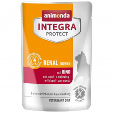 Вологий корм для кішок Animonda Integra Protect Renal pouches with beef при хворобах нирок (4017721866330)