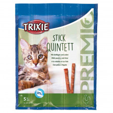 Ласощі для котів Trixie PREMIO Quadro-Sticks 5 шт (домашня птиця) (4011905427249)