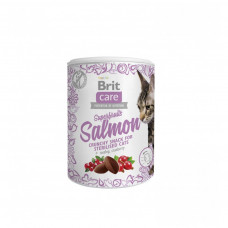 Ласощі для котів Brit Care Cat Snack Superfruits Salmon 100 г (8595602521449)