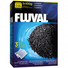 Наповнювач для акваріумного фільтра Fluval FL вугілля 3х100 г (015561114400)