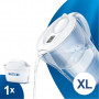 Фільтр-глечик Brita Marella XL Memo MX, 3.5л, білий (1039275)