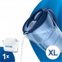 Фільтр-глечик Brita Marella XL Memo MX, 3.5л, синій (1039276)