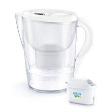 Фільтр-глечик Brita Marella XL Memo MXPro 3.5л (2л води) з фільтр-картриджем, білий (1052778)